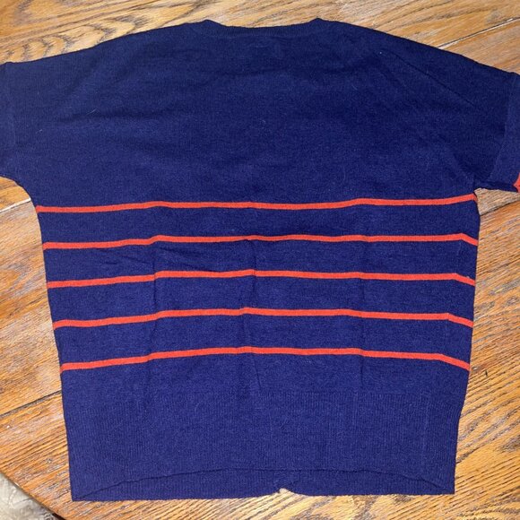 AMERICAN EAGLE soft wool blend cardigan/navy blue/WL - Picture 3 of 5